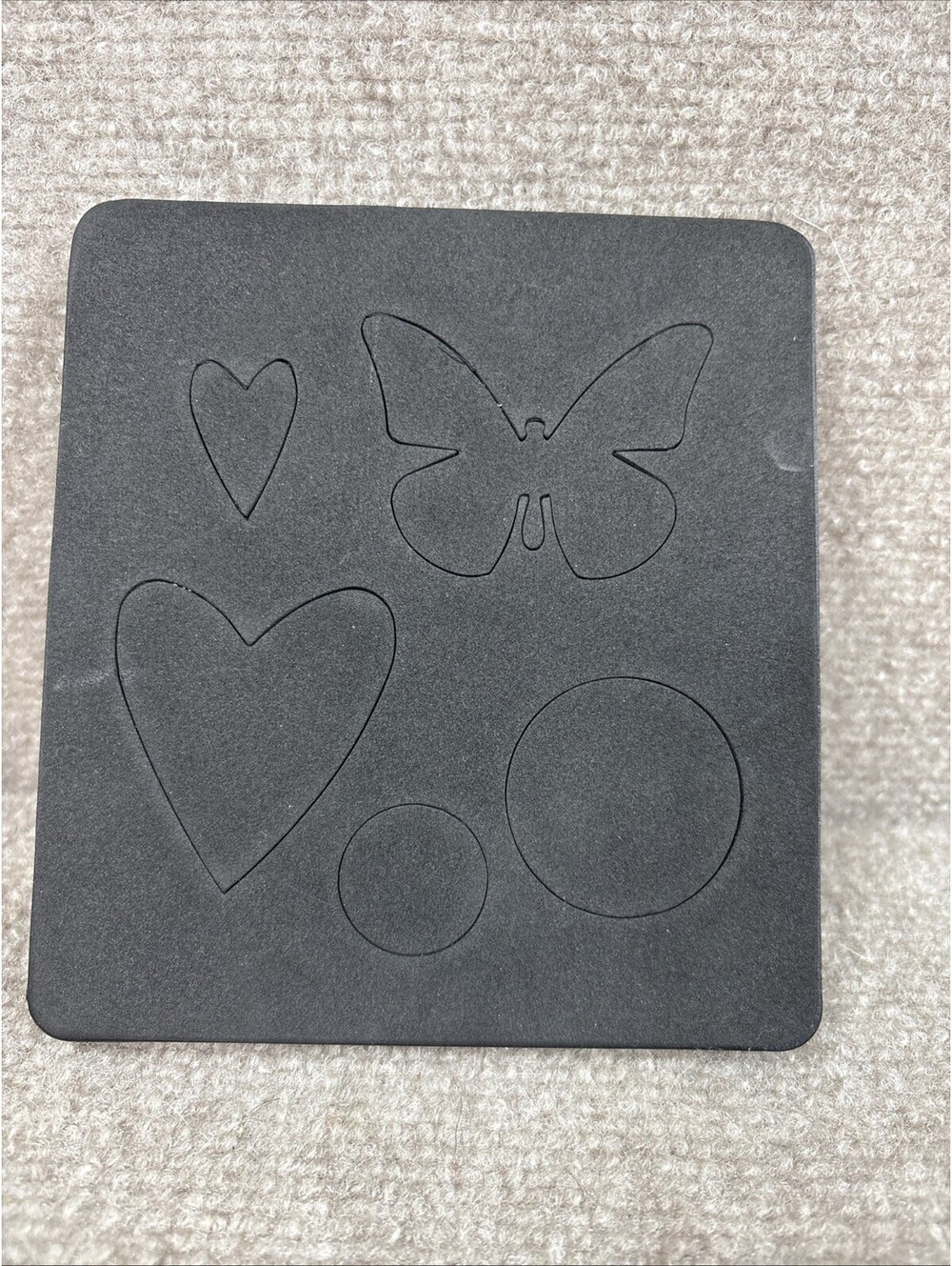 Sizzix Bigz BASIC SHAPES Die Butterfly - Heart - Circles #658300